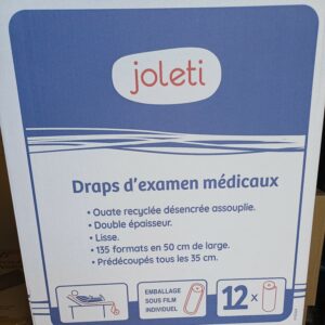 Drap d'examen ouate recyclée 36 g/m²
