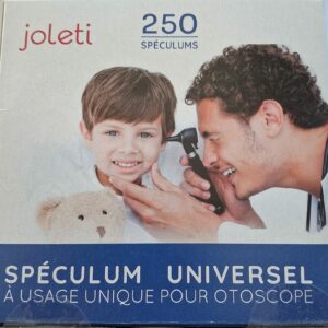 Spéculums auriculaires à usage unique JOLETI 2,5 mm