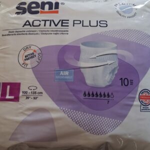 PANTS Slip absorbant élastiqué SENI ACTIVE PLUS taille L  7 GOUTTES